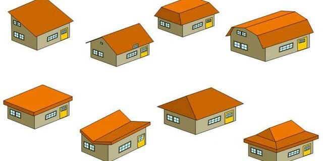 Types of Roofs En-Ru — Английские слова на тему Типы крыш